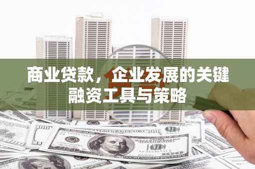 霍尔果斯商业贷款，企业发展的关键融资工具与策略