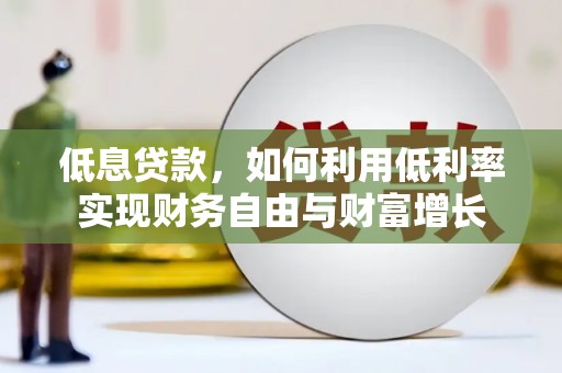 霍尔果斯低息贷款，如何利用低利率实现财务自由与财富增长